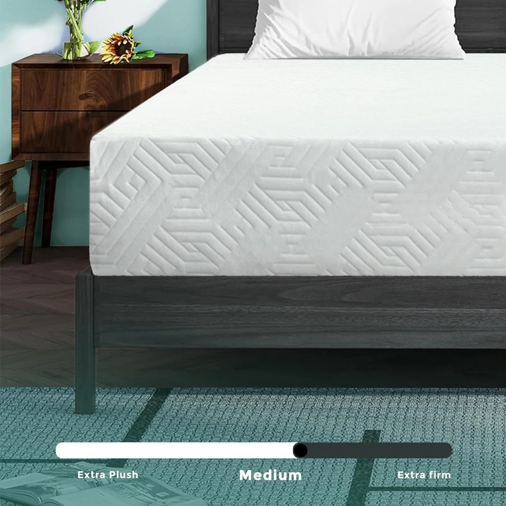 Gel Infused Cool Sleep Supportive Hypoallergenic Gel Infused Reversible Foam Mattress, Perfect for Bunk Bed 4