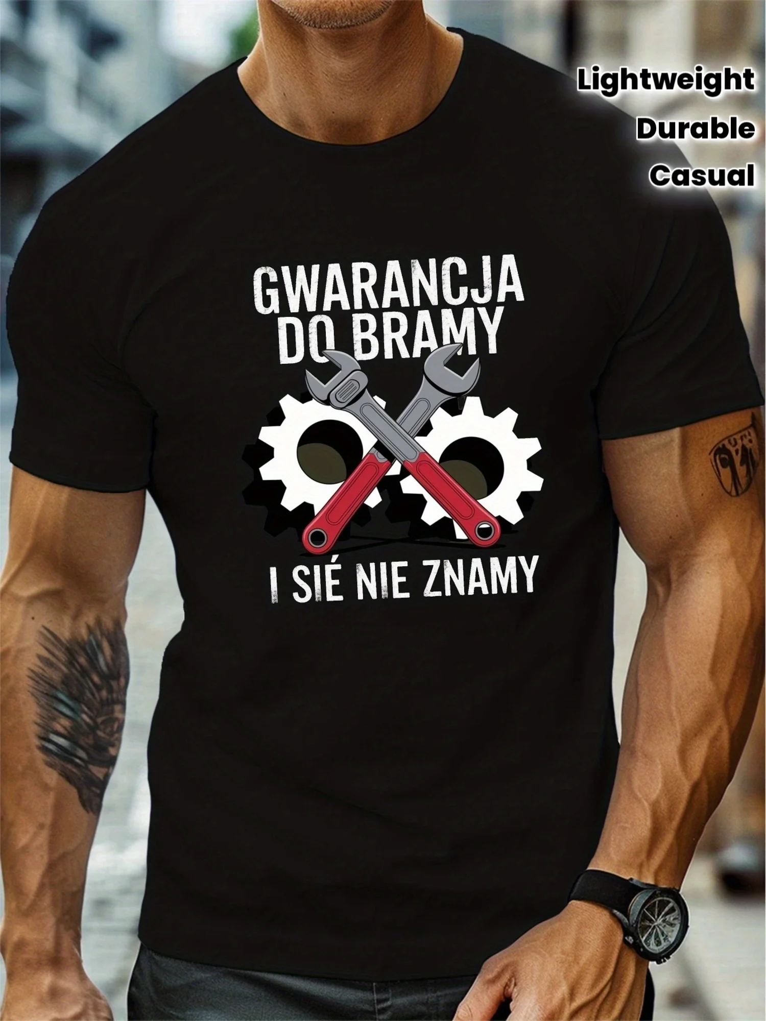 Men Funny Polish Mechanic Saying T-Shirt I m Not Lazy I m Just Doing Polish Auto Repair Graphic with Wrench Gear Design Lightweight Olive Green Crew Neck Summer Tee for Car Enthusiasts Casual Comfort Fit Humorous Apparel