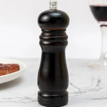 Black Pepper Mill Dutch Wood Manual Pepper Grinding Seasoning Bottle Creative  Grinder Pepper Mill