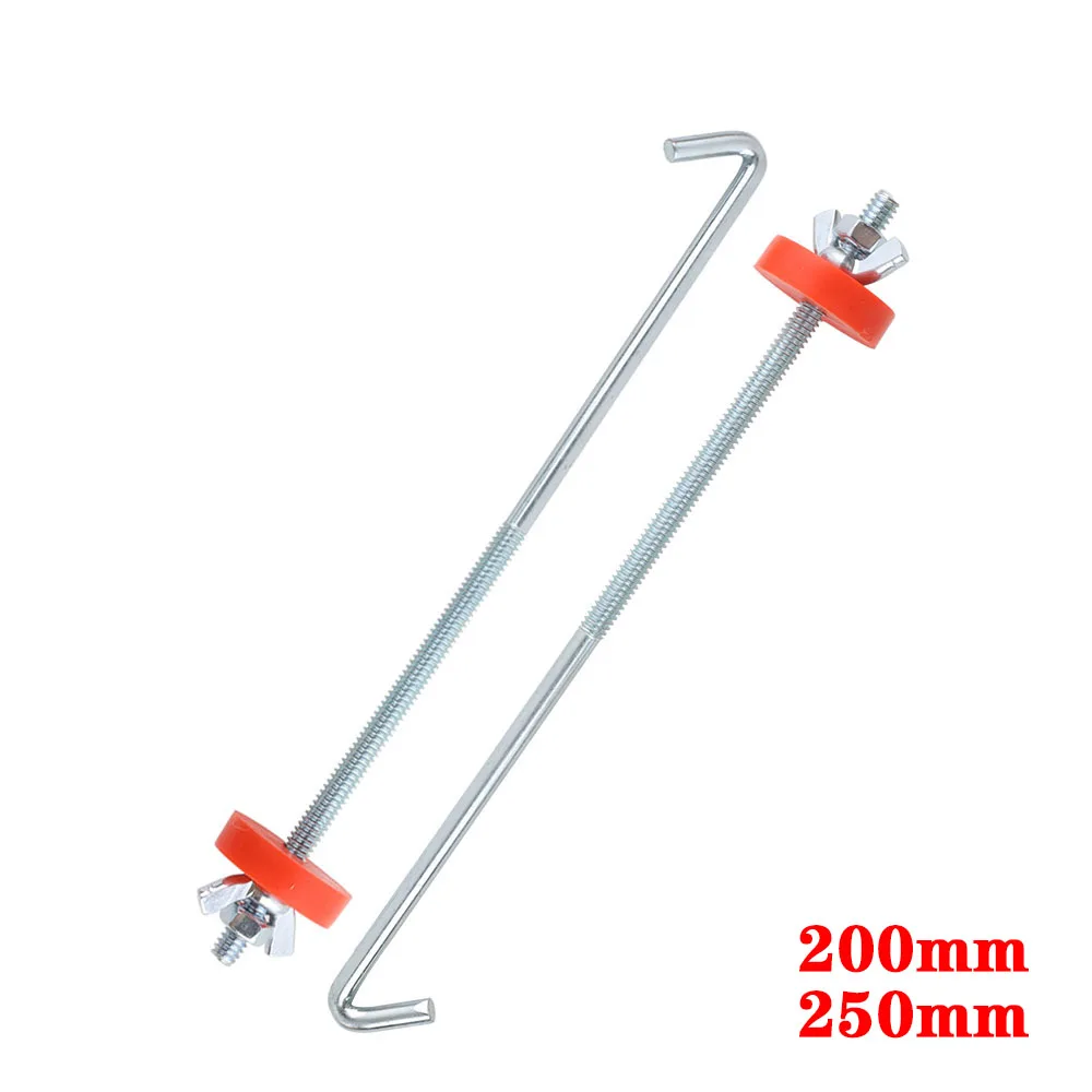 Battery Tie Down Bracket 200mm 250mm SET Iron Universal Auto Battery Mount Holder
