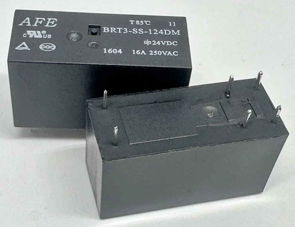 BRT3-SS-105DM ; BRT3-SS-112DM ; BRT3-SS-124DM (115FA6-5V/12V/24V-16A) Relay 6pins