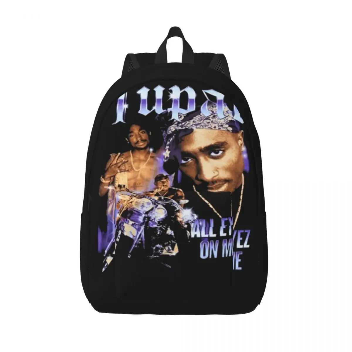 

Rapper Tupac 2pac Backpack Hip Hop Pretty Xmas Gift Backpacks Youth Outdoor Style Soft School Bags Colorful Rucksack