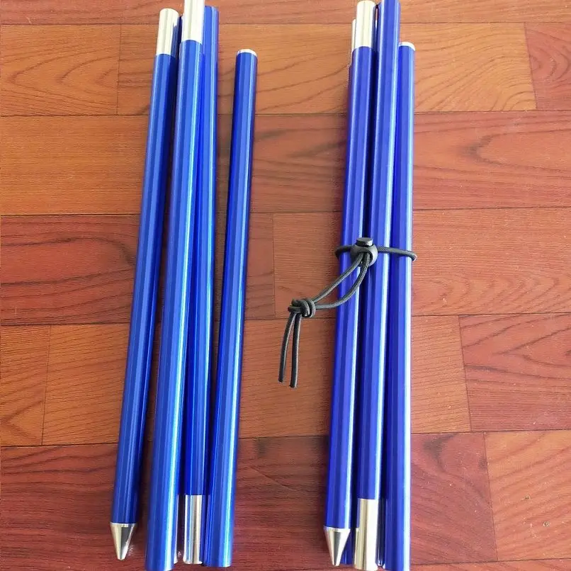 Alloy 19mm Diameter 2m 2.4m Outdoor Awning Canopy Sun Shelter Rod Pole 1 Piece camping canopy