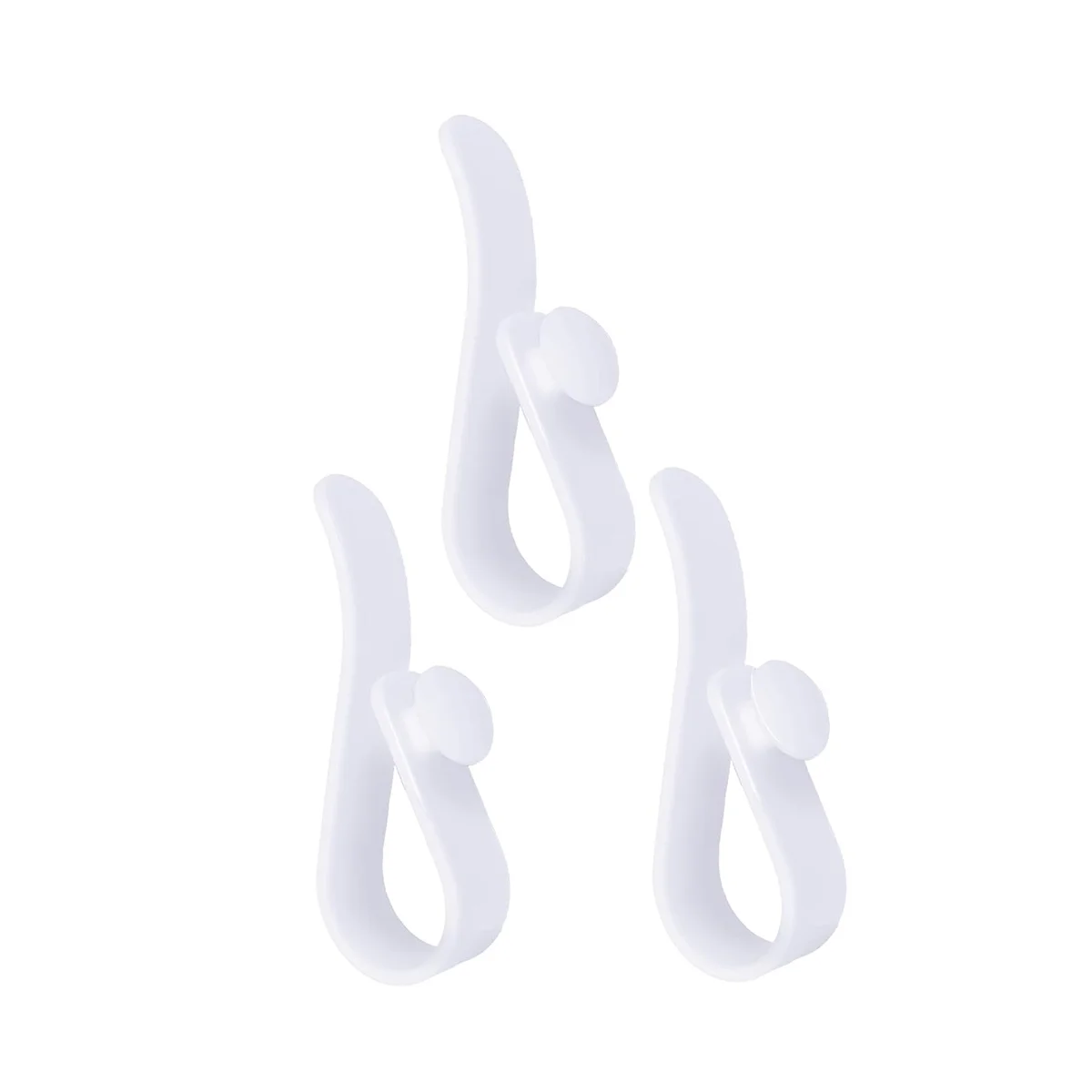 

3Pcs Hooks for Bogg Bags, Accessories for , Insert Keychain Holder Organize for Beach Bag White