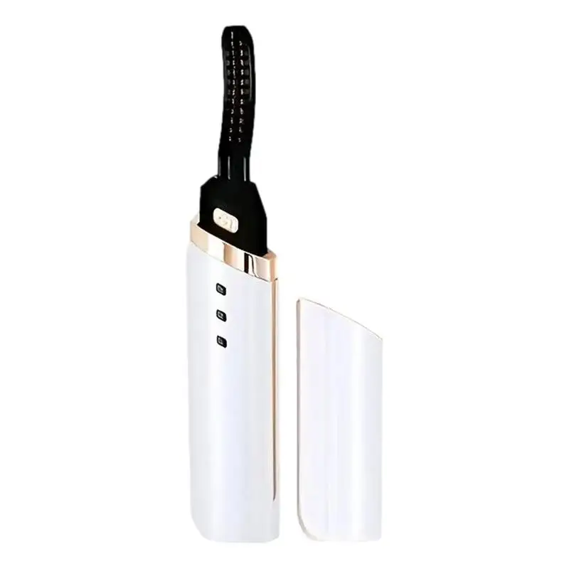 Electric Eyelash Curler USB Heated Electric Eye Lash Curlers Anti-scald Eyelash Roller 10Seconds Heat Up, 3Temp Setting