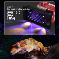 UVA+UVB Reptile Full Spectrum LED Light Turtle Lizard Snake Sunbathe Heat Lamp 4W/8W/12W Reptiles Calcium Supplement Lights Tube 2