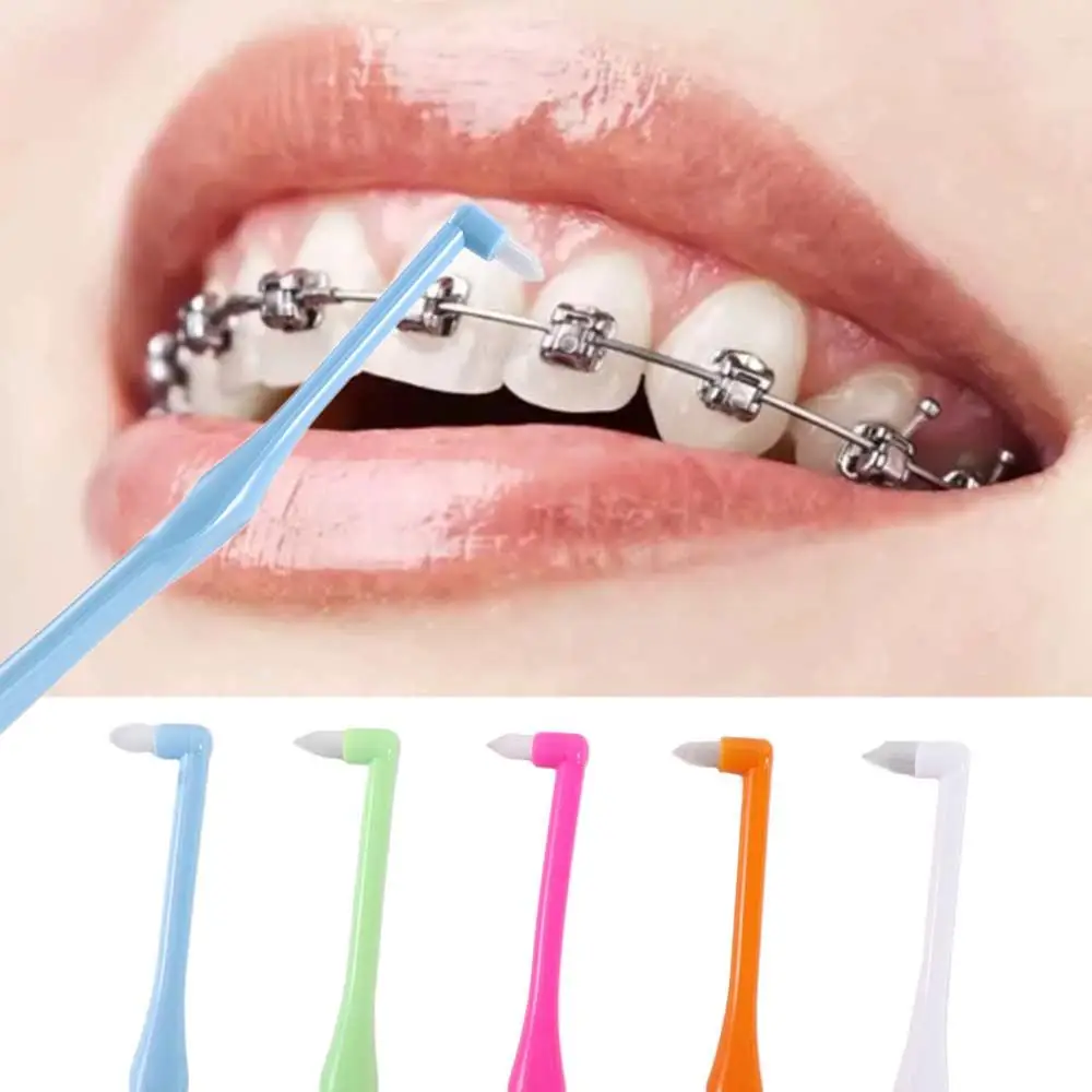 

1Pc Orthodontic Small Interdental brush Head Correction Teeth Braces Clean Wisdom Tooth Dental Floss Toothbrush