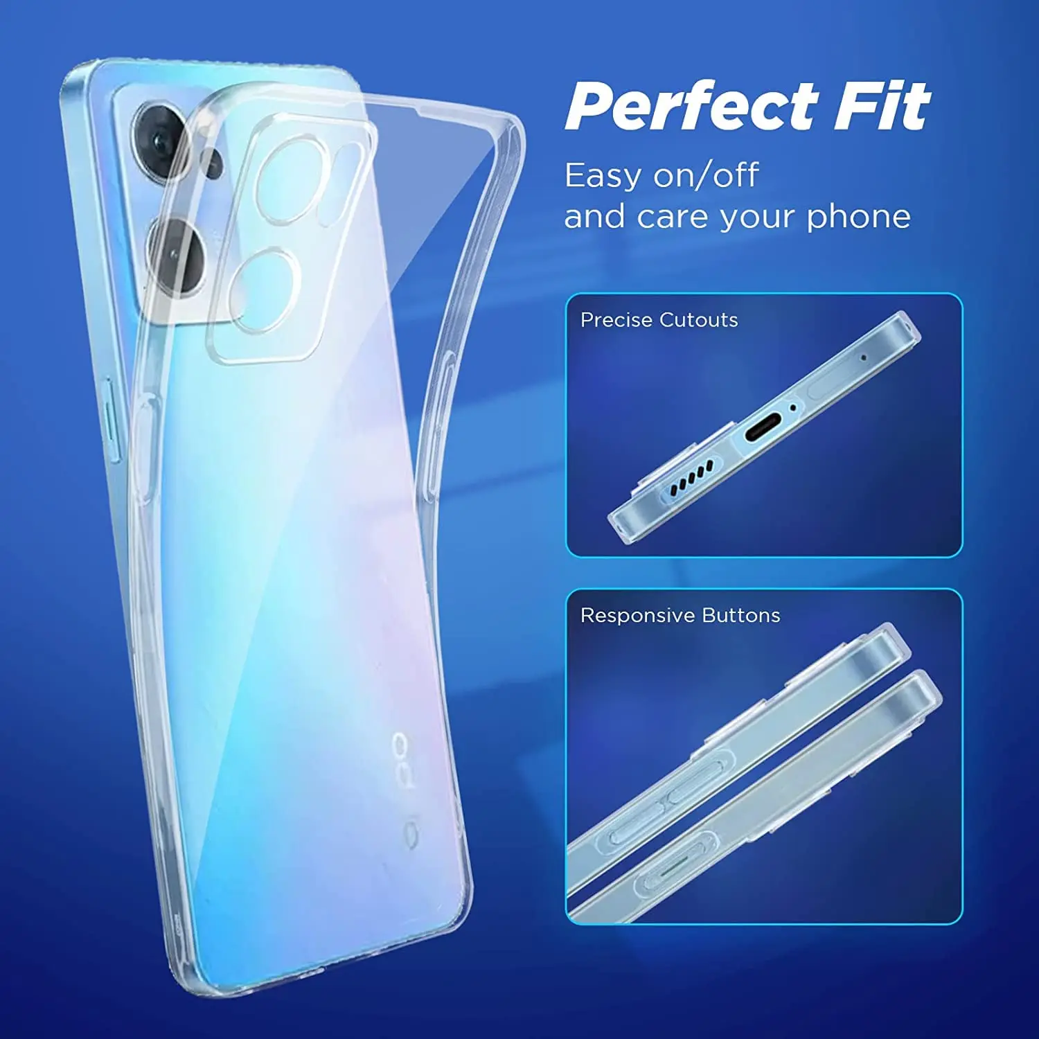 Ultra Thin Transparent Silicone Soft Case - Clear TPU Cover