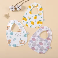 Baby Boy Bibs U Shape Waterproof Bibs For Baby Girl 3Pcs Baby Feeding Bib Newborn Saliva Towel Burp Cloth For Teething Drooling 1
