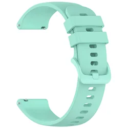 Silicone Replacement Strap - 22mm Smartwatch Band for Universal 22mm (Teal)