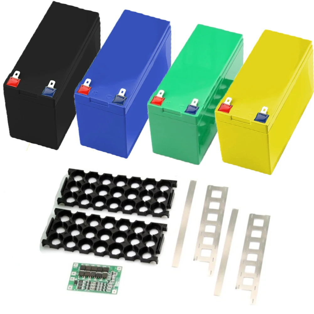 

12V 7Ah Battery Case Holder Without Battery FOR 18 650 Cells 3X7 BMS Nickel Strip Storage Box Power Tool Batteries ACCESSORIES