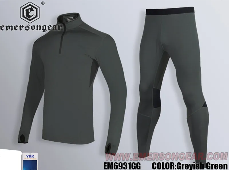 NEW Men's Combat Tactical Thermal Warm Underwear set Breathable Suits Airsoft Duty Weight Tops Pants Set