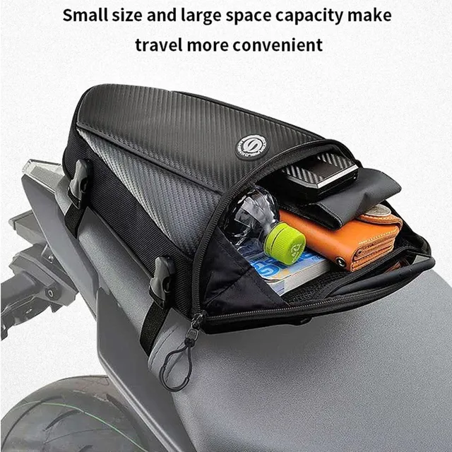 Waterproof Motorcycle Rear Seat Bag Multifunction Crossbody Shoulder Bag Motorcycle Tail Bag for Harley BMW Honda Motocross