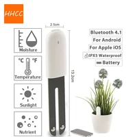 HHCC Smart Flower Flora Monitor Garden Care Plant Grass Soil Water Fertility Tester Sensor Gardening Detector for Xiaomi Mijia 2