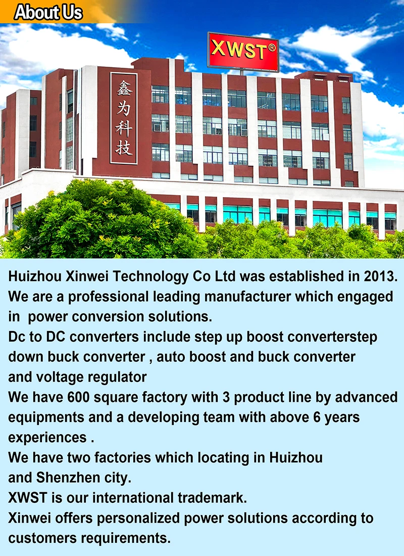 Description Picture 3 of itemFactory Waterproof DC DC Converter 10-45V to 48V  Boost Voltage Regulators 12V 24V to 48V Transformer Car Power Supply Module