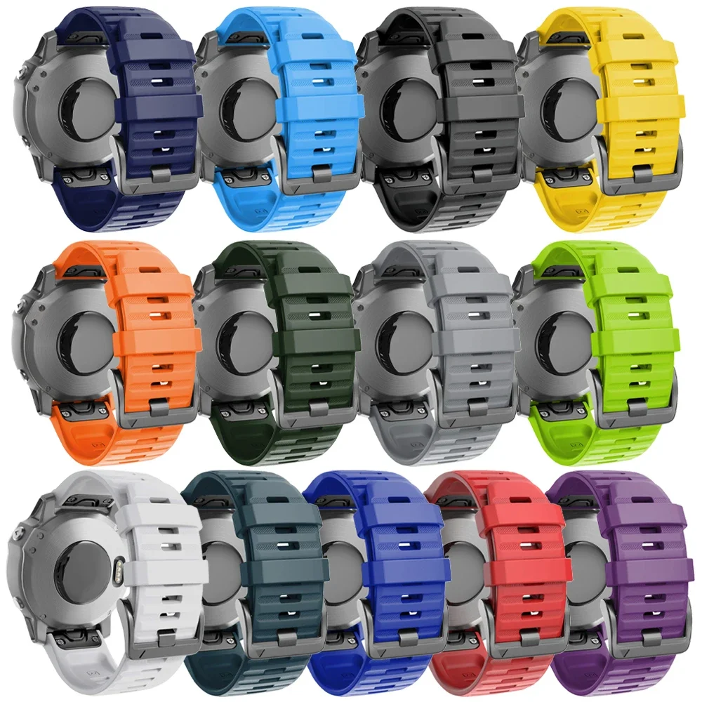 Enhanced Quick Release Silicone Watchband - Premium Durable Strap, 22MM/26MM Adjustable Bracelet Band
