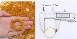 Bulk Pack of Soft Elastic Hair Bands - Durable and Versatile Rubber Fasteners - 200pcs (3.5cm)