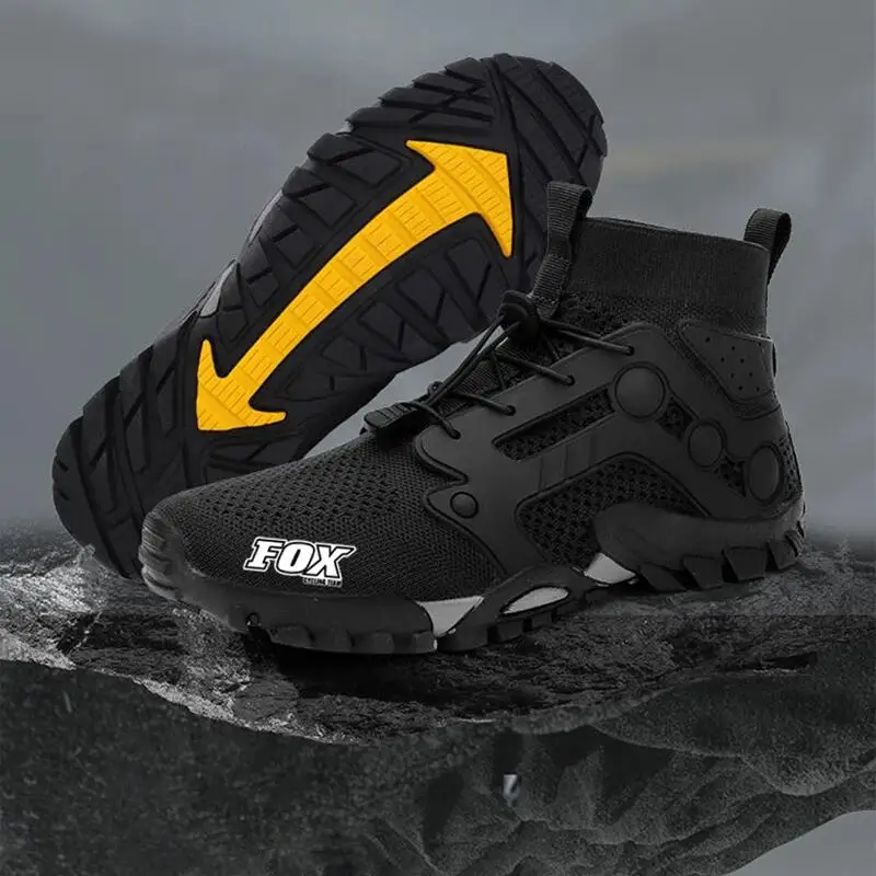 MTB Shoes Waterproof FOX Cycling Team Downhill Men's Mountain Bike Clothing Bicycle Antiskid Sneaker cycling shoes