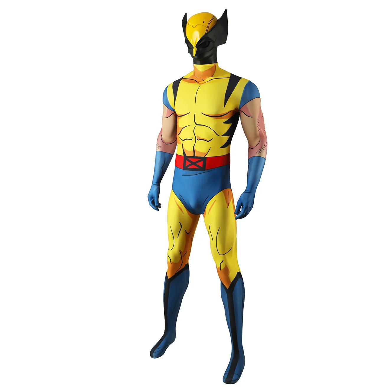 Marvel-Inspired Wolverine Cosplay Bodysuit for Men