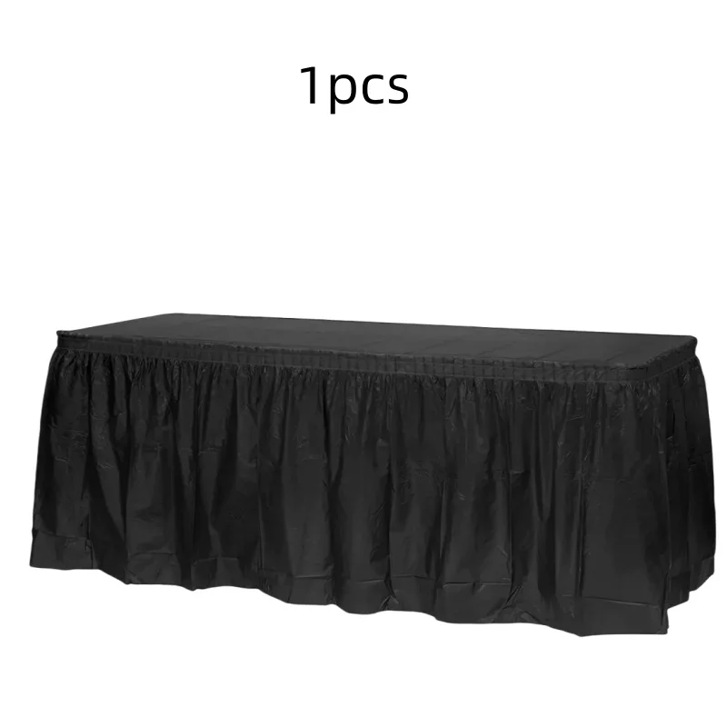 Black Table skirt