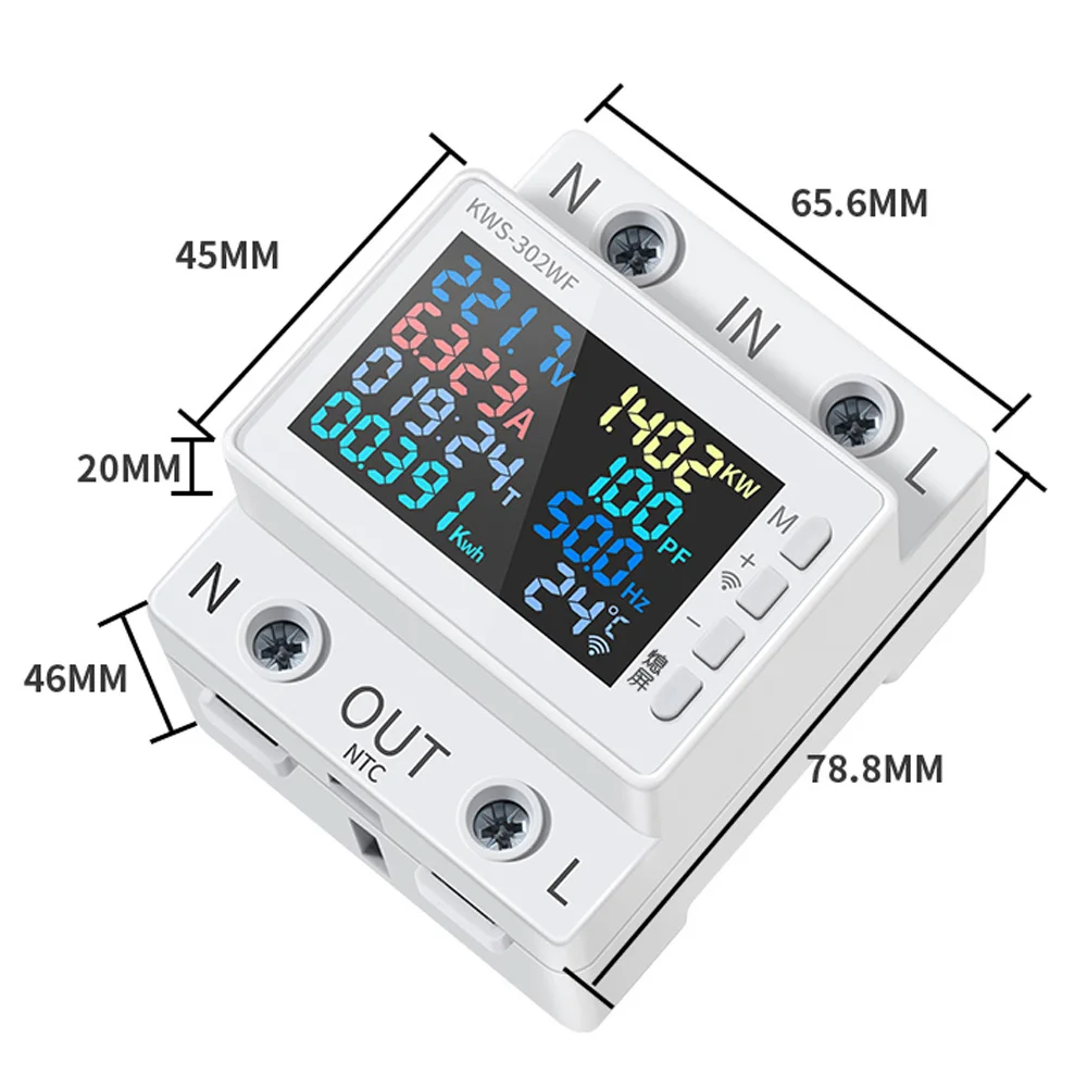 Tuya  跮 ÷ ũ, 2P AC  跮  ,    跮, ǥ  , 8  1, 170-270V, 63A