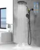 High pressure handheld shower head, adjustable bar - 8 "rain shower head and 10 mode shower head 1