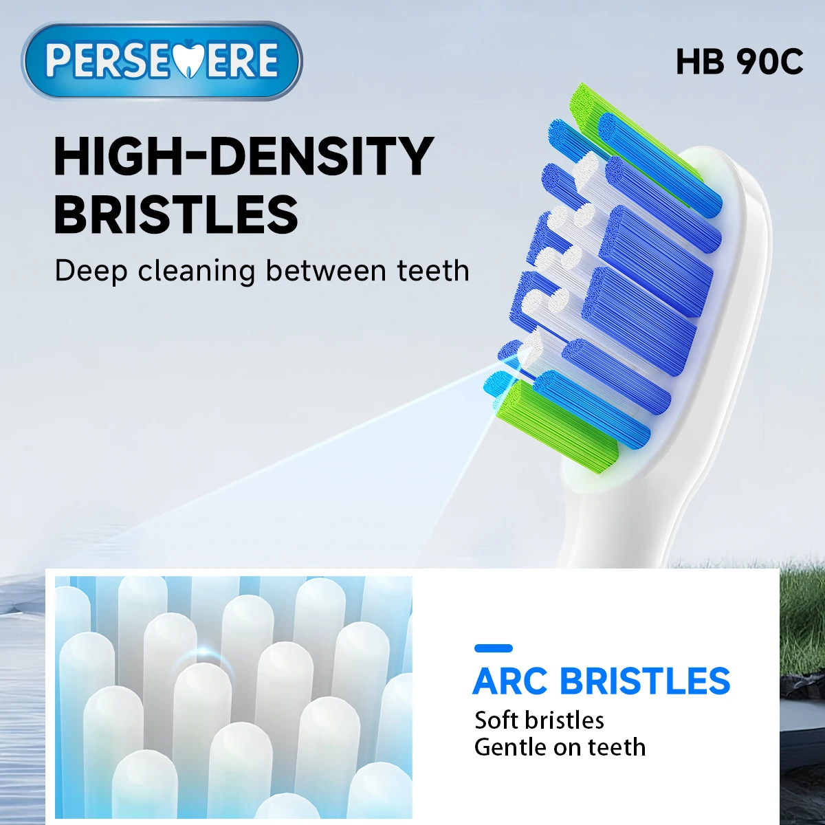 4개/8개/필립스 소닉케어 전동 칫솔 호환 교체용 칫솔모 브러시 헤드 5100 6100 7300 9000용