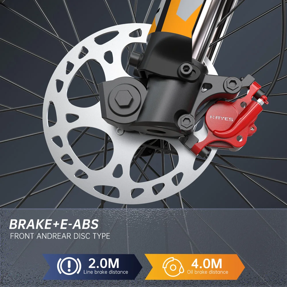 FVKING E6 Electric Bike Adults 2000W Peak Gear Hub Motors Electric Motorcycle 52V40AH Battery Speed 60Kmh Mountain E-bikes GT73