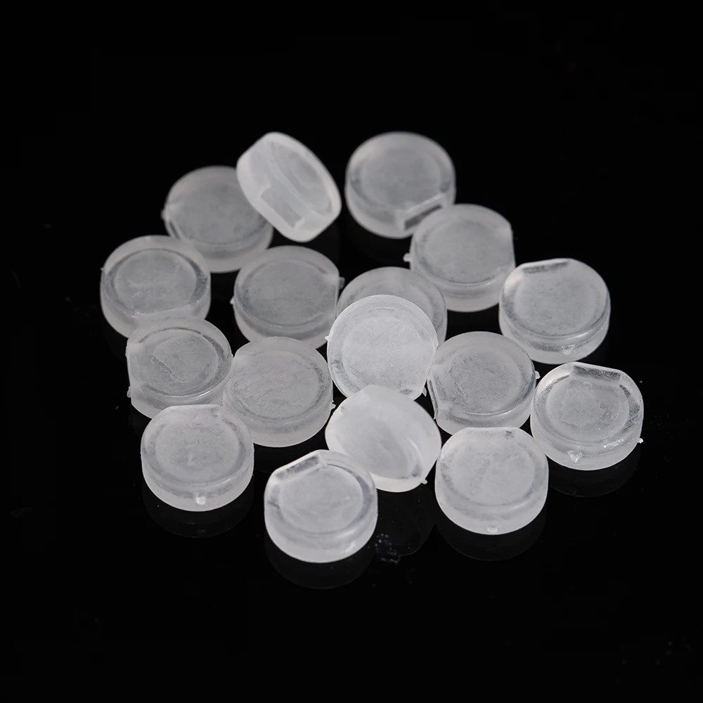 50 teile/los transparente Pads weiche Silikon Komfort Anti-Schmerz-Ohrring Kissen DIY Clips Zubehör Schmuck Befunde Komponenten – Detail 9