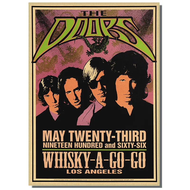 ビンテージ　額装済み　DOORS ドアーズ　ポスター　ジム・モリスン ジム・モリソン/アートピクチャー 額装/Jim Morrison/The Doors