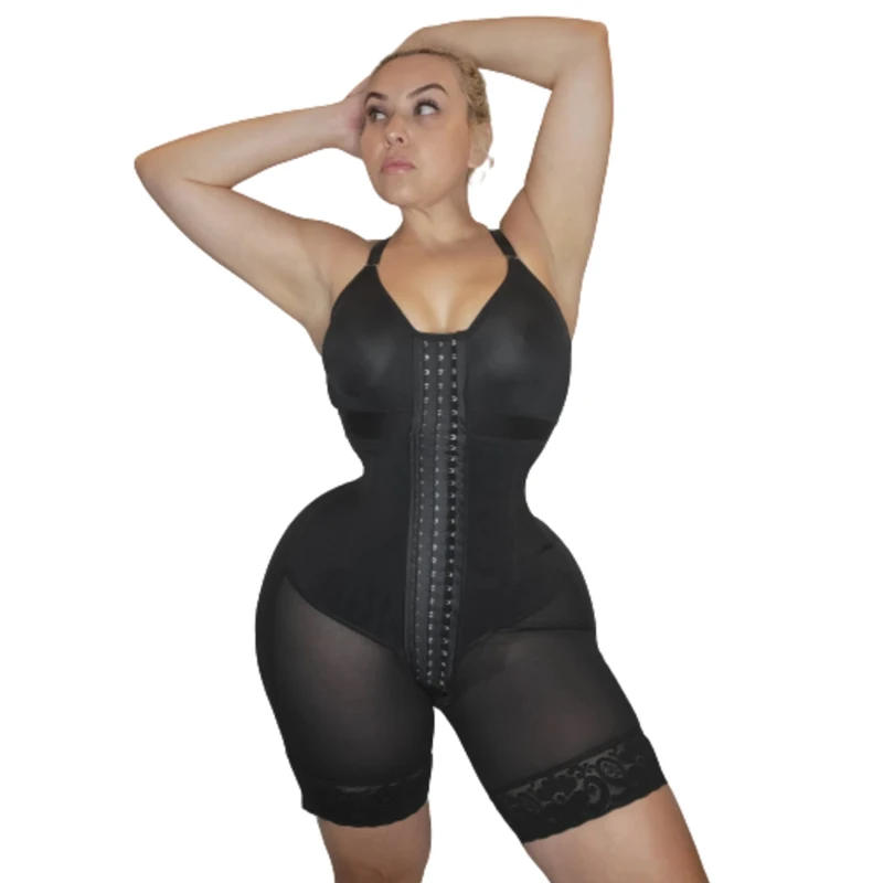 Fajas Colombianas Women’s Waist Trainer Bodysuit Butt Lifter Tummy Control Shapewear High-Waist Thigh Slimmer Full Body Shaper