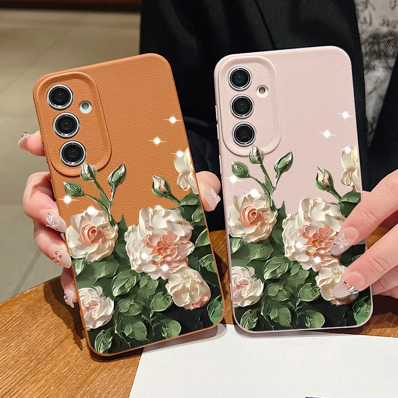 Elegant Rose Flower Phone Case - Stylish Protective Cover
