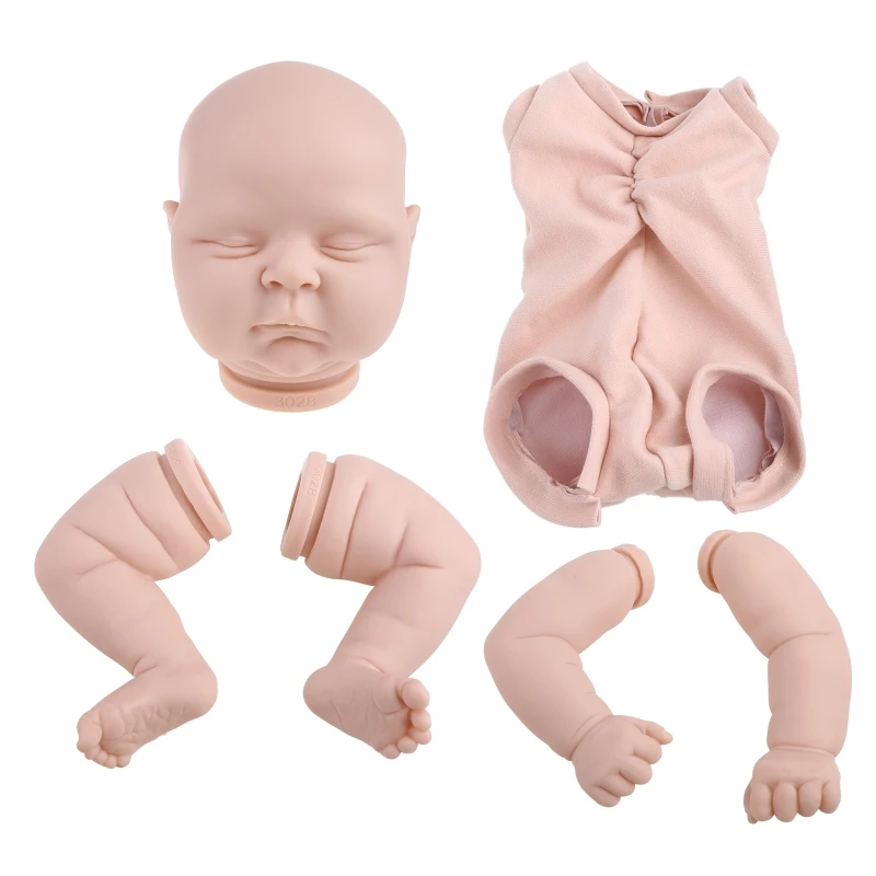 

Неокрашенный неокрашенный винил для куклы Baby, интерактивный пустой набор «сделай сам»