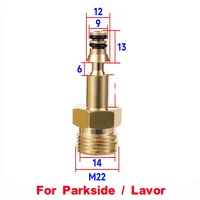 High Pressure Car Washer Hose Quick Connector Converter M22 Thread Sinks Converter for  Karcher Lavor Parkside pressure washer 2