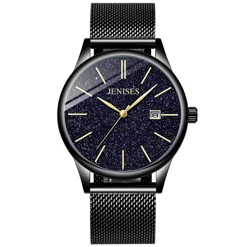 Watch for Man New Personalized Student Steel Band  Leisure Casual Simple Wristwatch Waterproof Babysbreath Quartz Clockx reloj