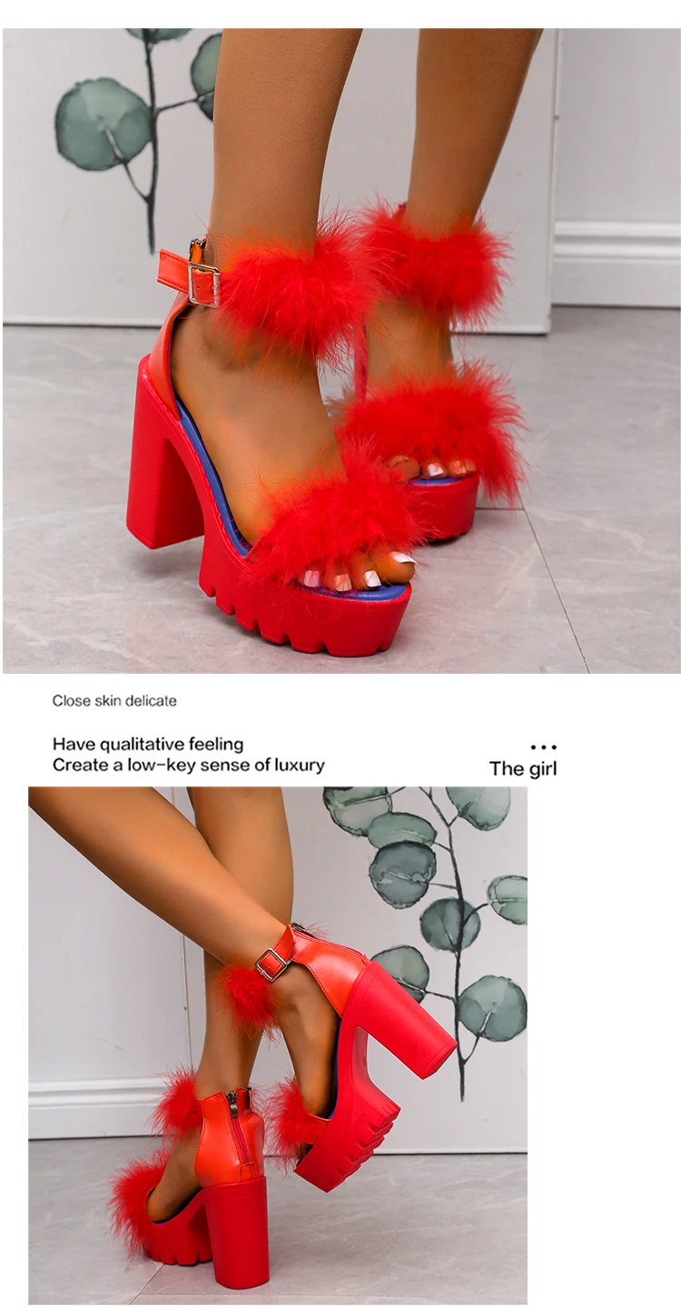 Fluffy Heels