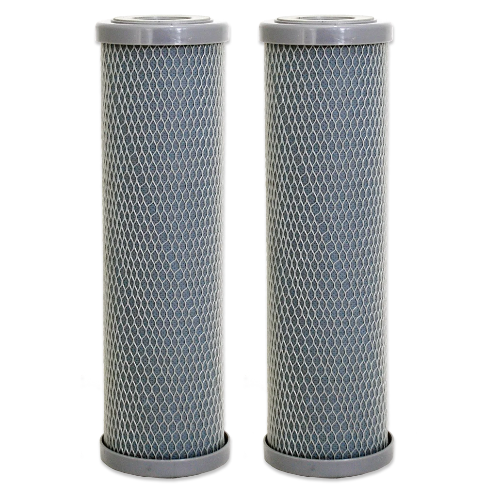 Coronwater CCBC-10C Water Filter Coconut Shell Activated Carbon Block RO Replacement Water Filter Cartridge
