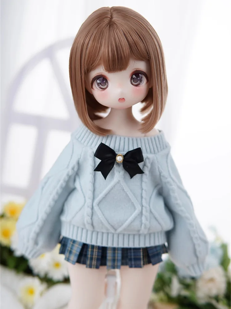 

New Arrival BJD Doll Clothes For 1/4 MSD MDD Doll Accessories Bearsisiter Sweet Sweater Doll Dress Up Gift Diy Clothes