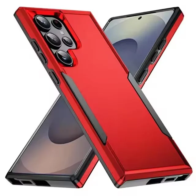 Luxury Military Armor Shockproof Dual-Layer Bumper Case
