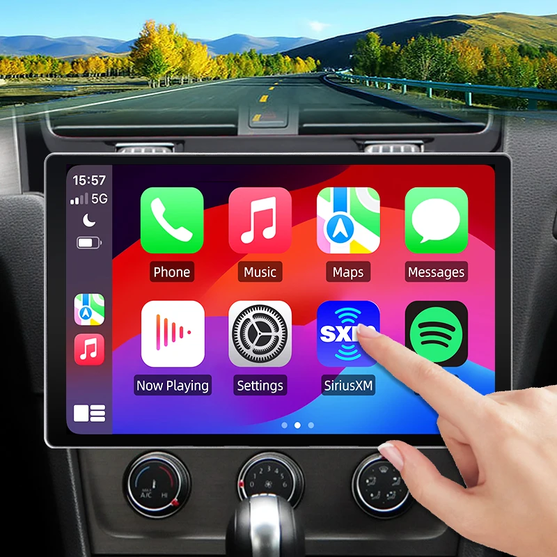 2K QLED Bildschirm Auto Radio Für VW Volkswagen Golf 7 2013-2017 Drahtlose CarPlay Android Auto Multimedia autoradio