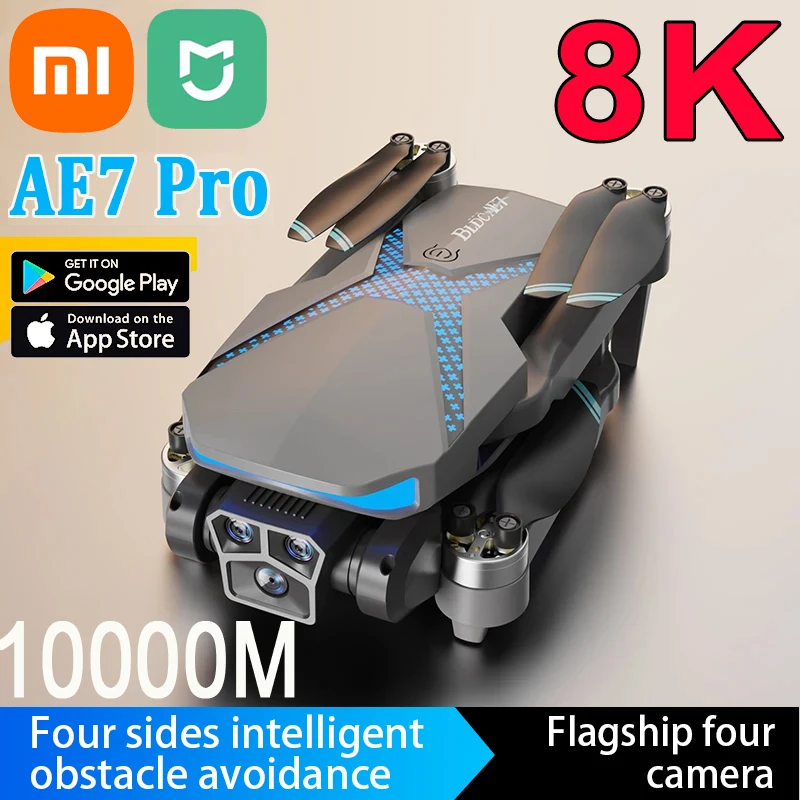 Drone Xiaomi Mijia 8K HD 5G GPS Pro Double Caméra - 10000m - Cadeau (Neuf)