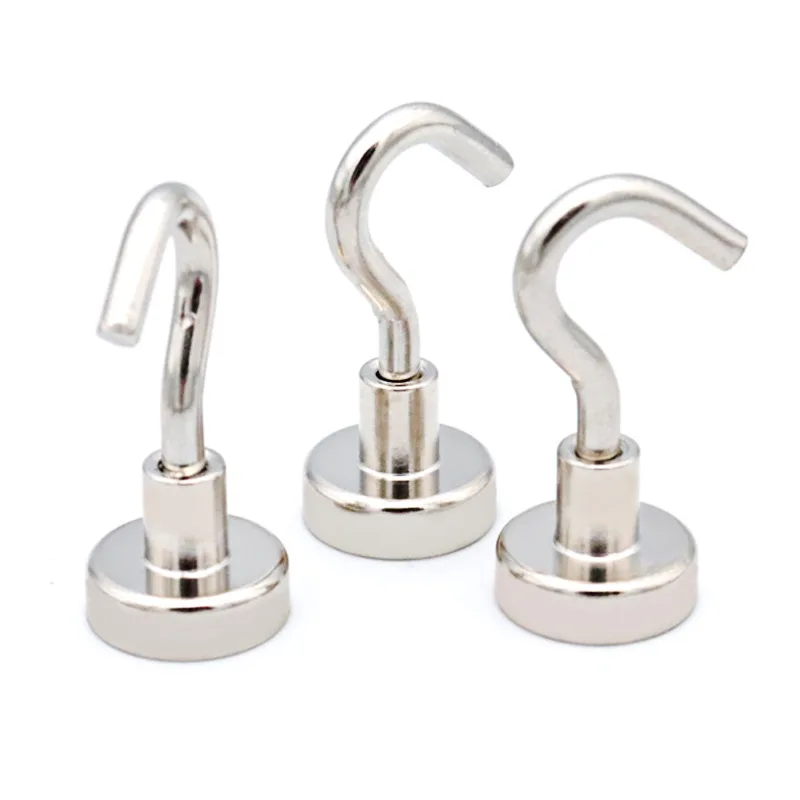 Description Picture 2 of item10PCS Strong Magnetic Hooks Practical Load Bearing Hook Multi-Purpose Storage for Home Kitchen Bar Storage Key Coat Cup Hanging