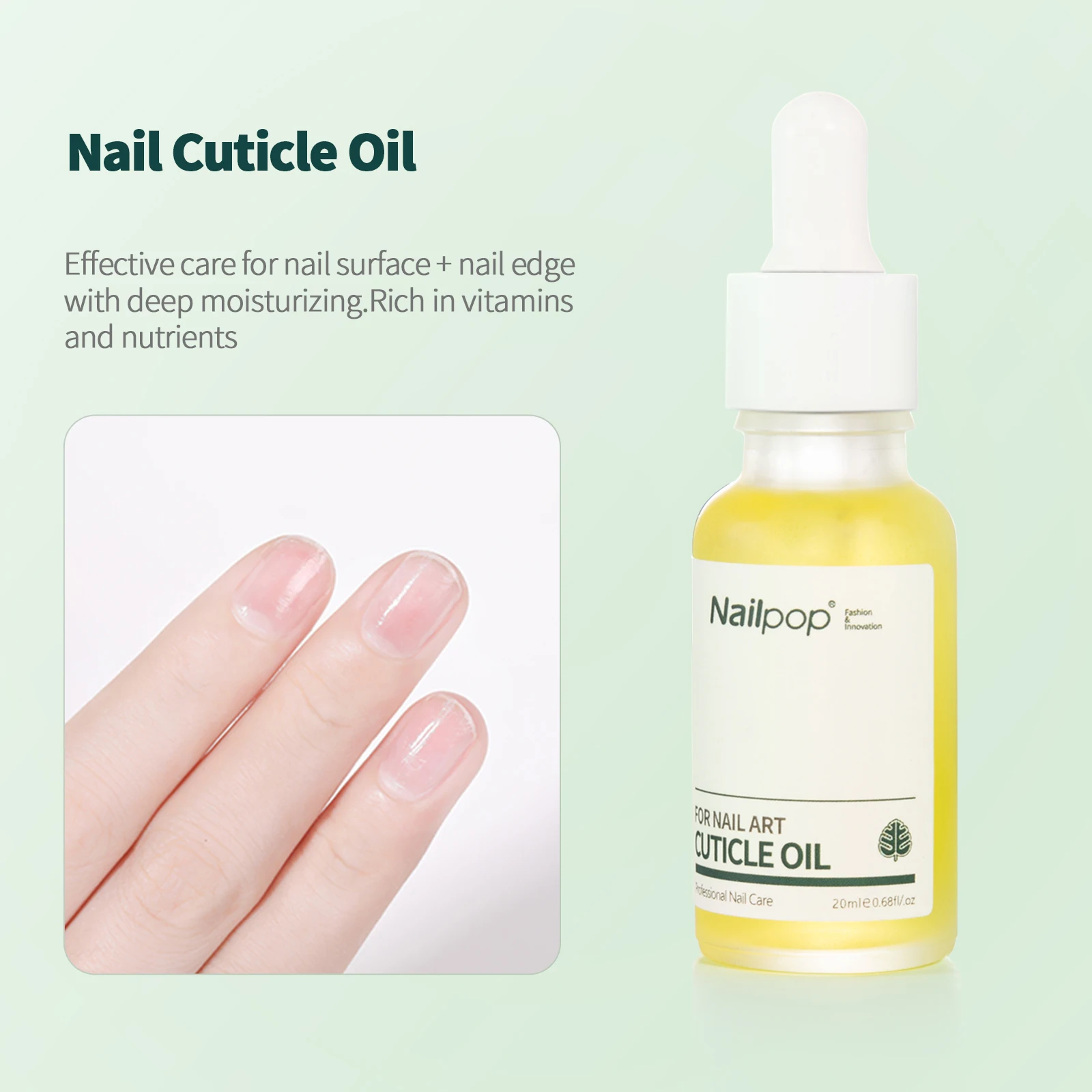 NAILPOP Nail-Prep Dehydrator & Primer Gel 15ml for Long-Lasting Manicures