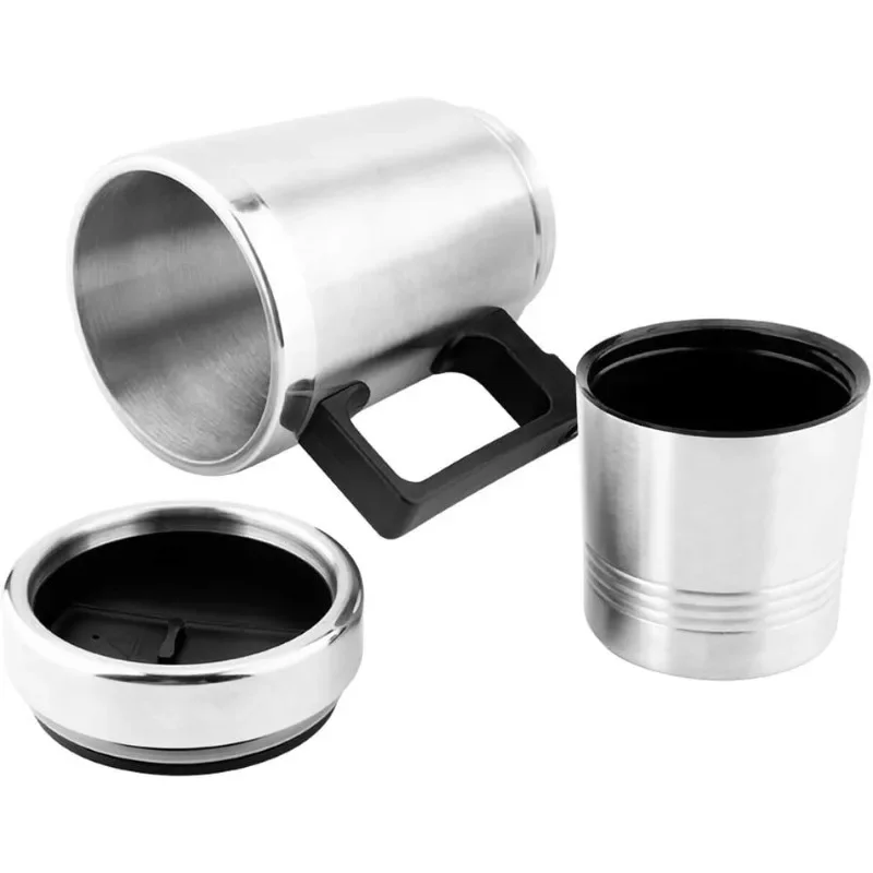 300ml 12V 24V DC 차량용 온냉 컵 전기 주전자 안전 탈착식 USB 여행용 머그컵 자동차 겨울 여름 액세서리