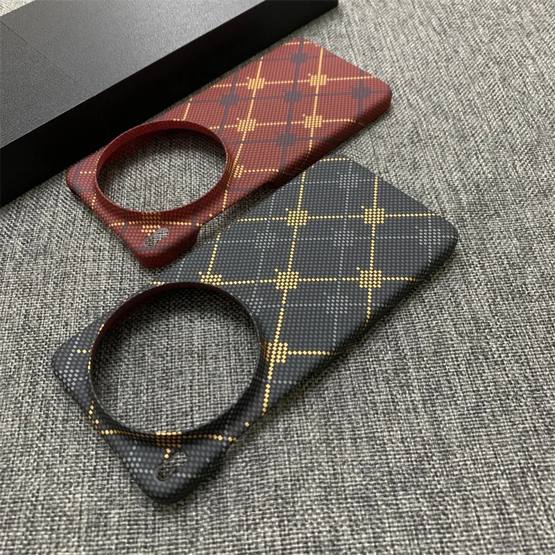 Ultra Thin Hard Carbon Fibre Pattern Business Shockproof Case