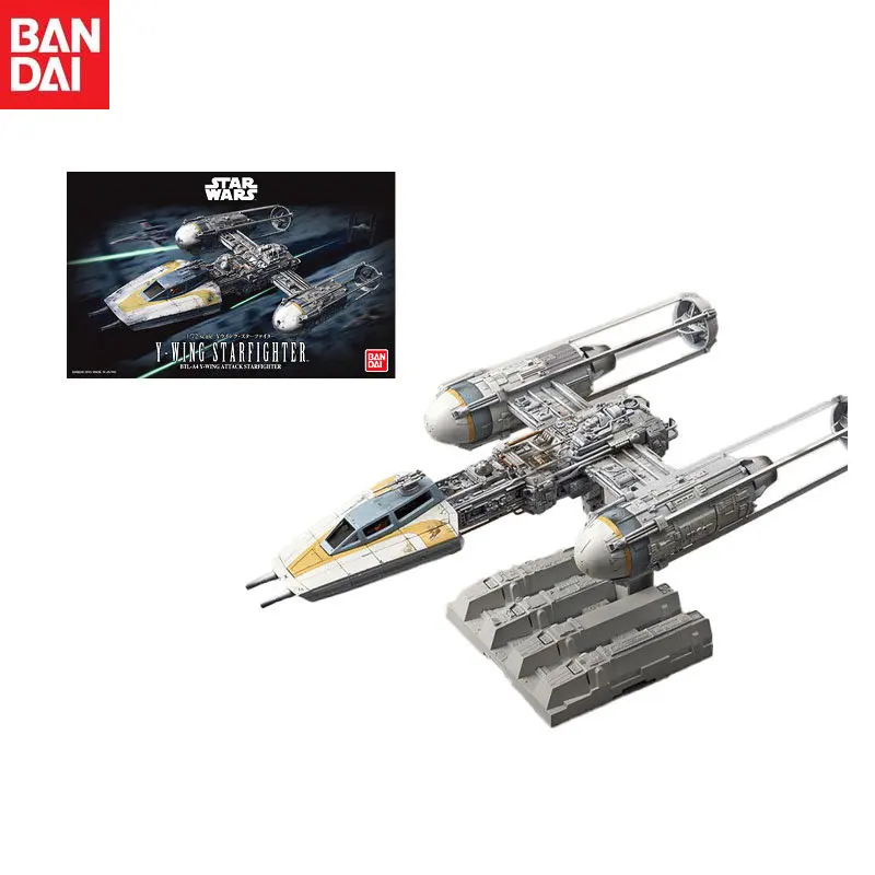 

In Stock Bandai Original Assembly Model STAR WARS 1/72 Y-Wing Starfighter Action Figure Model Children's Gifts