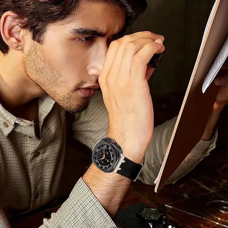 Premium Leather Watch Band - Classic Strap