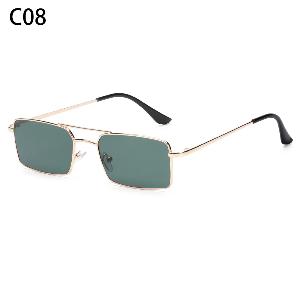 Unisex Fashion Vintage Small Oval Sunglasses Vintage Gold Silver Frame UV400 Clear Lens Metal Sun Glasses Brand Shades Eyewear oversized square sunglasses Sunglasses