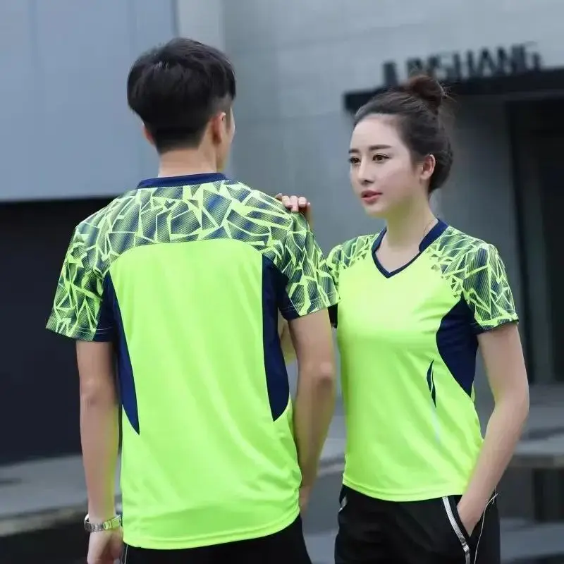 Men Women Table Tennis T-Shirt Golf Clothes Quick Dry Tennis T Shirts, Girl Badminton Table Clothes, Man Athletic Tops
