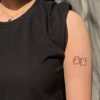 6pcs Waterproof Temporary Tattoo Sticker Minimalist Tattoo Pattern Personality Fake Tatoo Women Men Disposable Tattoo Stickers 6